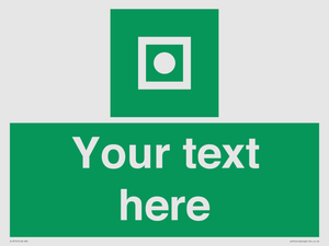 Custom sign safe condition Shipboard general alarm